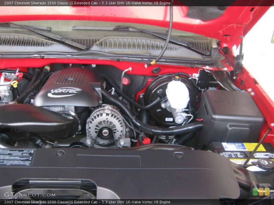 5.3 Liter OHV 16-Valve Vortec V8 Engine for the 2007 Chevrolet Silverado 1500 #46968762