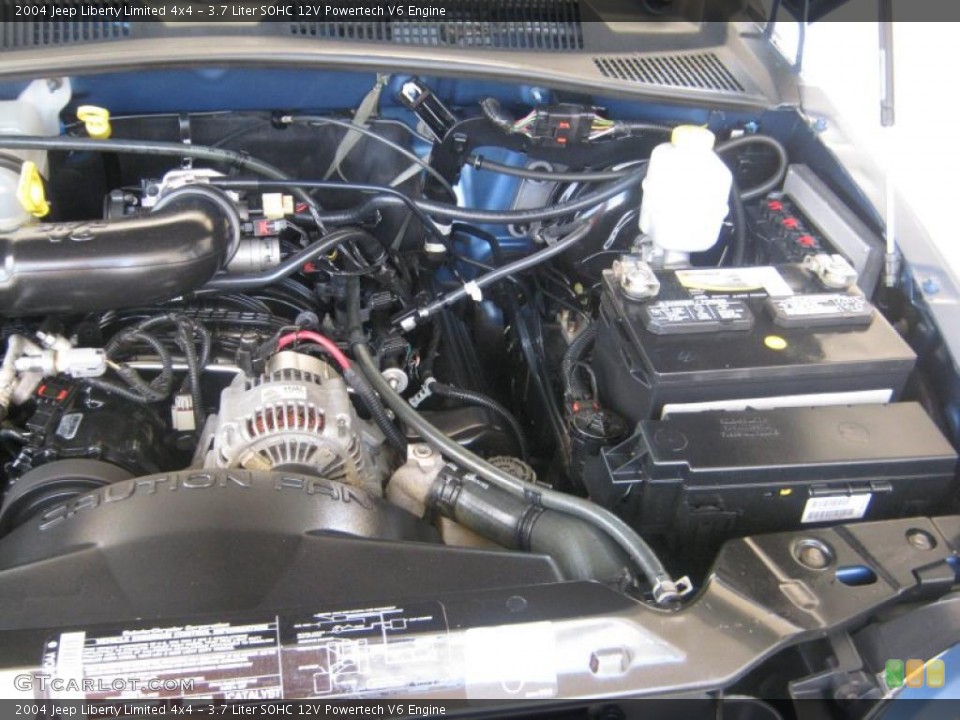 3.7 Liter SOHC 12V Powertech V6 Engine for the 2004 Jeep Liberty #46969143