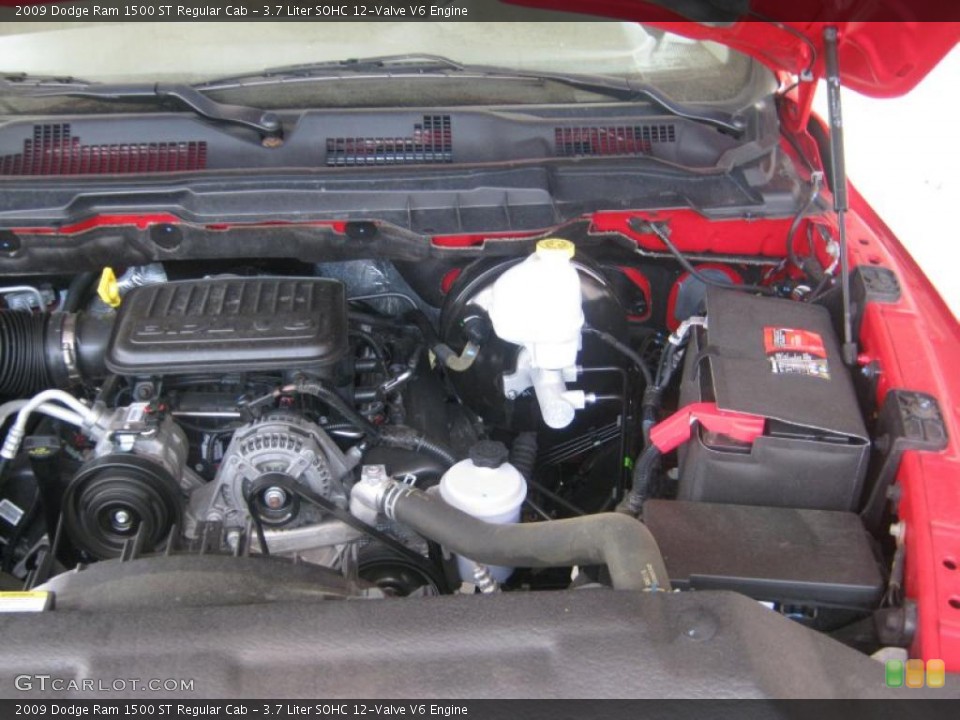 3.7 Liter SOHC 12-Valve V6 Engine for the 2009 Dodge Ram 1500 #46969470