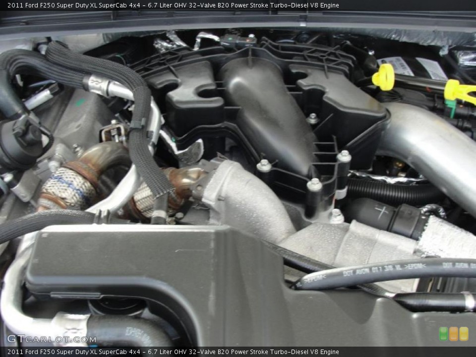 6.7 Liter OHV 32-Valve B20 Power Stroke Turbo-Diesel V8 Engine for the 2011 Ford F250 Super Duty #46971018