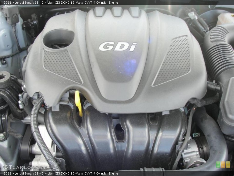 2.4 Liter GDI DOHC 16-Valve CVVT 4 Cylinder Engine for the 2011 Hyundai Sonata #46972206