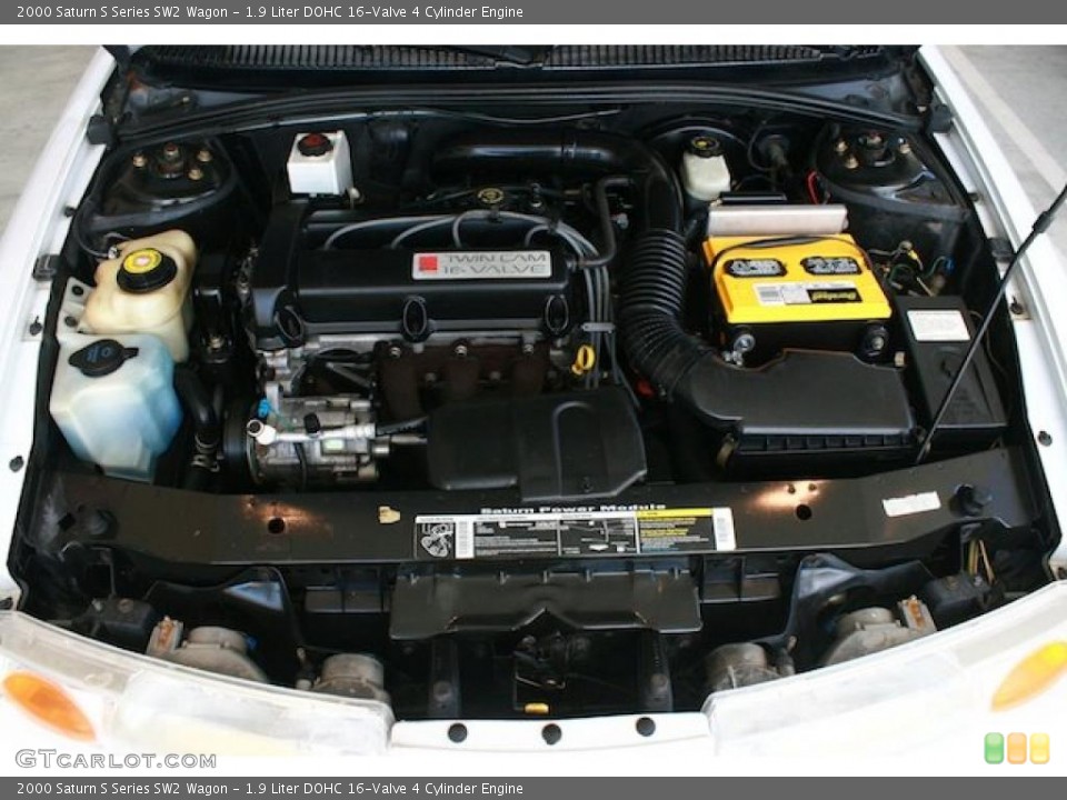 1.9 Liter DOHC 16-Valve 4 Cylinder Engine for the 2000 Saturn S Series #46974651