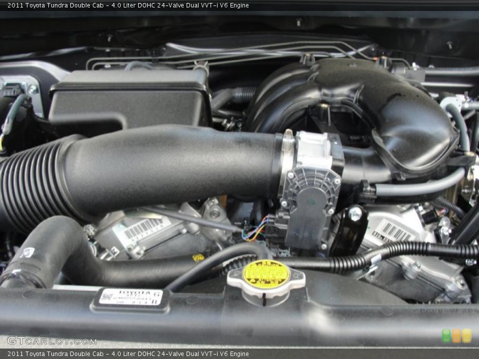 4.0 Liter DOHC 24-Valve Dual VVT-i V6 2011 Toyota Tundra Engine