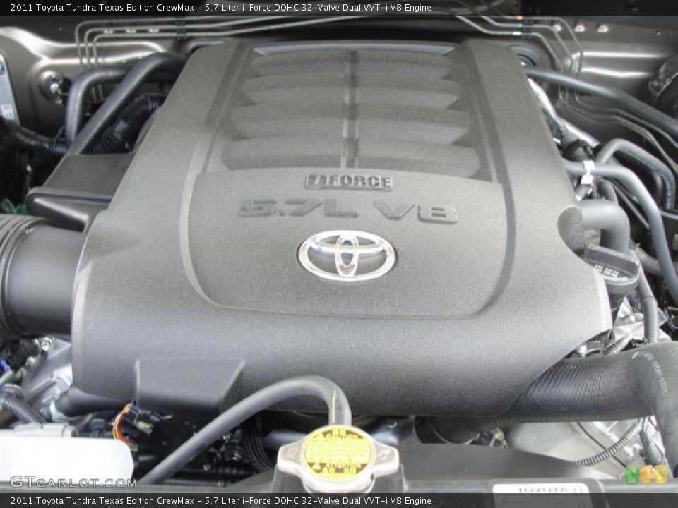 5.7 Liter i-Force DOHC 32-Valve Dual VVT-i V8 Engine for the 2011 Toyota Tundra #46976754