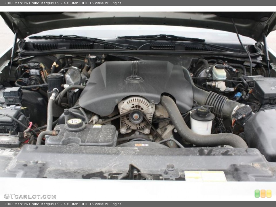 4.6 Liter SOHC 16 Valve V8 Engine for the 2002 Mercury Grand Marquis #46979886
