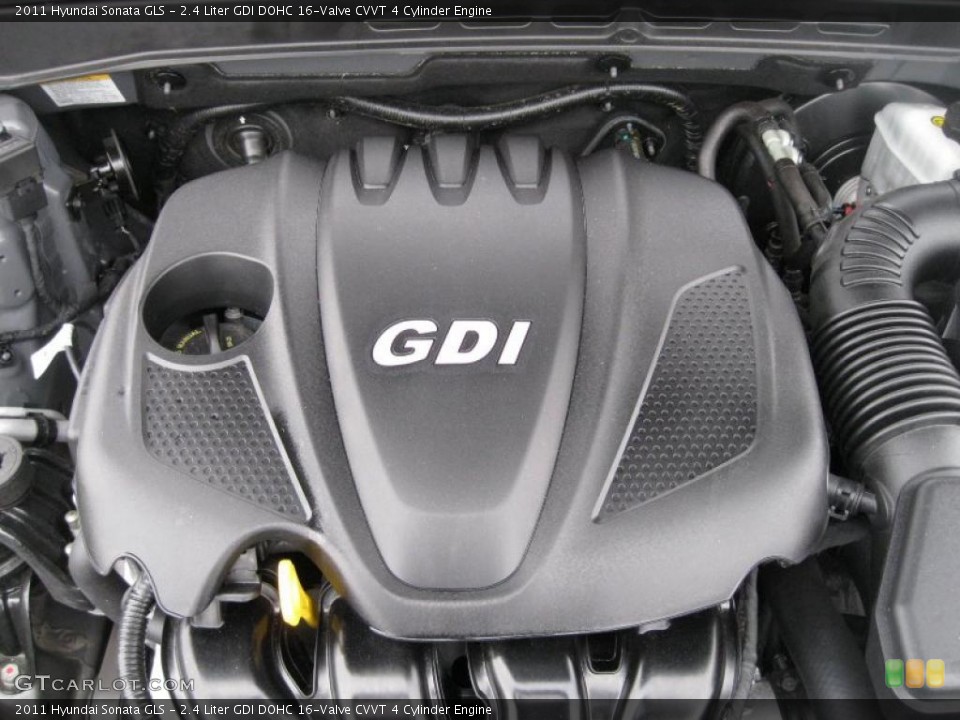 2.4 Liter GDI DOHC 16-Valve CVVT 4 Cylinder Engine for the 2011 Hyundai Sonata #46983219