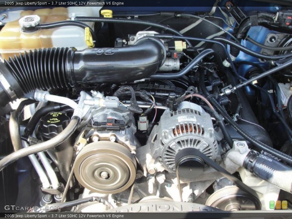 3.7 Liter SOHC 12V Powertech V6 Engine for the 2005 Jeep Liberty #46987035