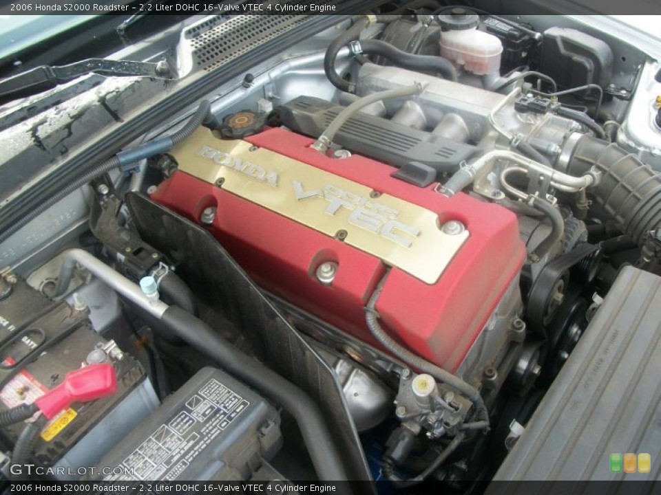 2.2 Liter DOHC 16-Valve VTEC 4 Cylinder Engine for the 2006 Honda S2000 #46996044