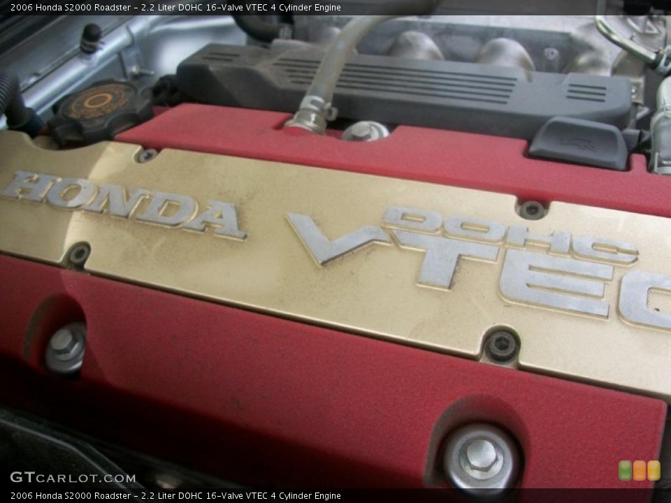 2.2 Liter DOHC 16-Valve VTEC 4 Cylinder Engine for the 2006 Honda S2000 #46996065