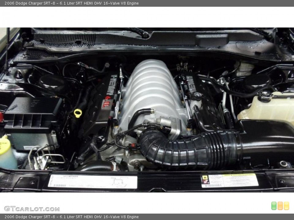 6.1 Liter SRT HEMI OHV 16-Valve V8 Engine for the 2006 Dodge Charger #46998327