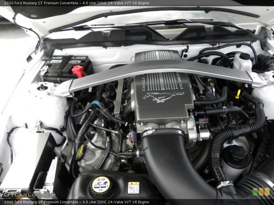 4.6 Liter SOHC 24-Valve VVT V8 Engine for the 2010 Ford Mustang #46998900