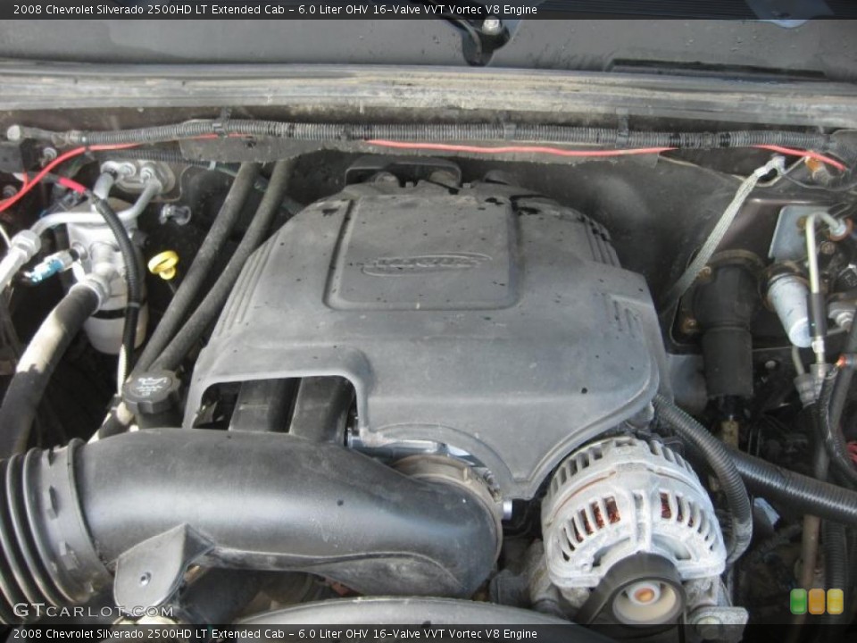 6.0 Liter OHV 16-Valve VVT Vortec V8 Engine for the 2008 Chevrolet Silverado 2500HD #47003844