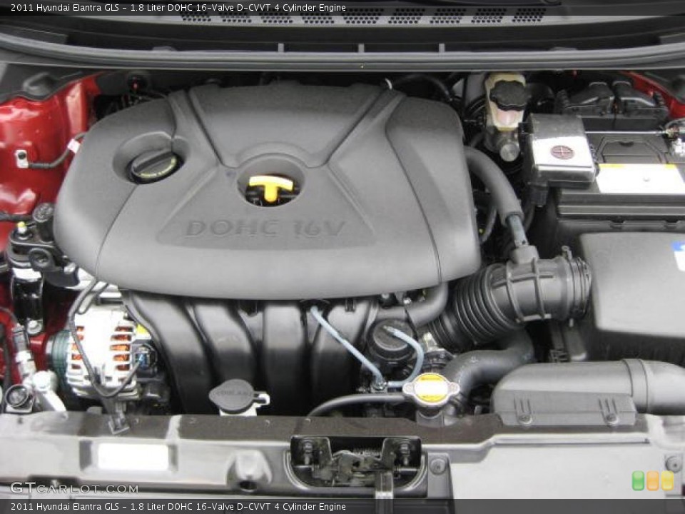 1.8 Liter DOHC 16-Valve D-CVVT 4 Cylinder Engine for the 2011 Hyundai Elantra #47007711
