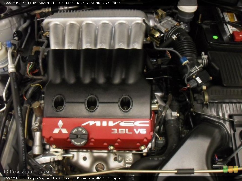 3.8 Liter SOHC 24-Valve MIVEC V6 Engine for the 2007 Mitsubishi Eclipse #47013882