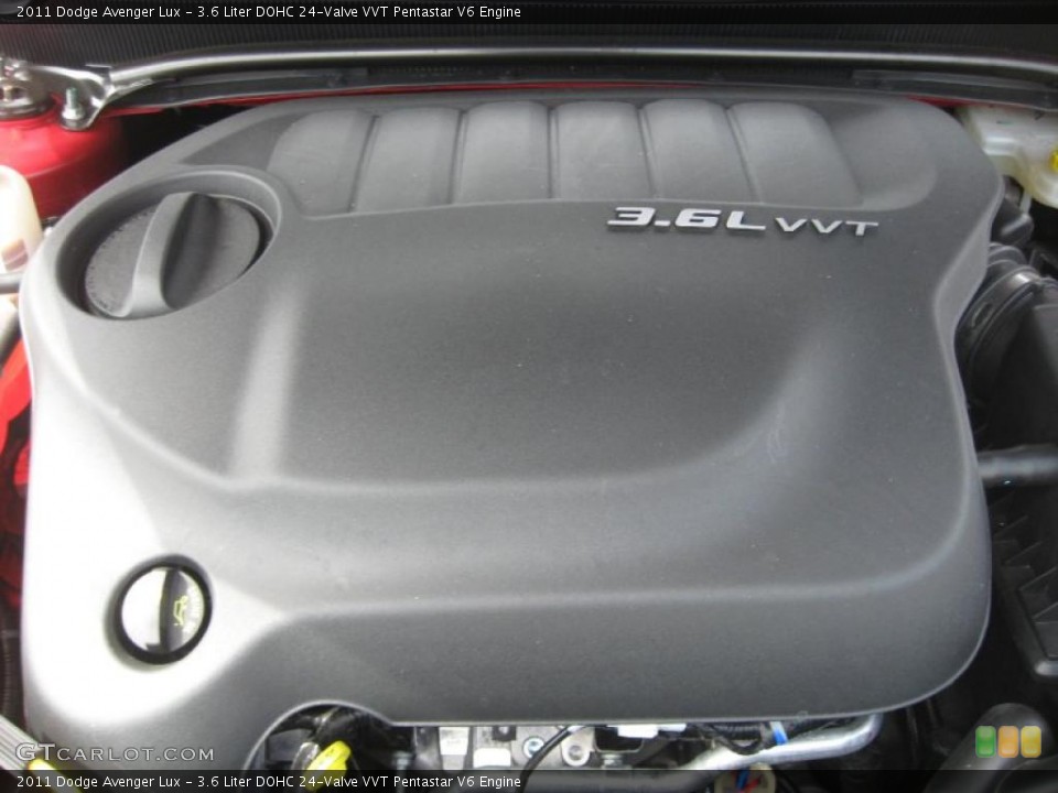 3.6 Liter DOHC 24-Valve VVT Pentastar V6 Engine for the 2011 Dodge Avenger #47014284