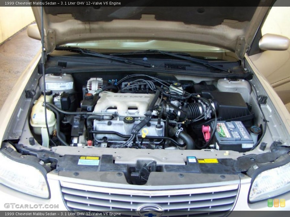 3.1 Liter OHV 12-Valve V6 Engine for the 1999 Chevrolet Malibu #47014746