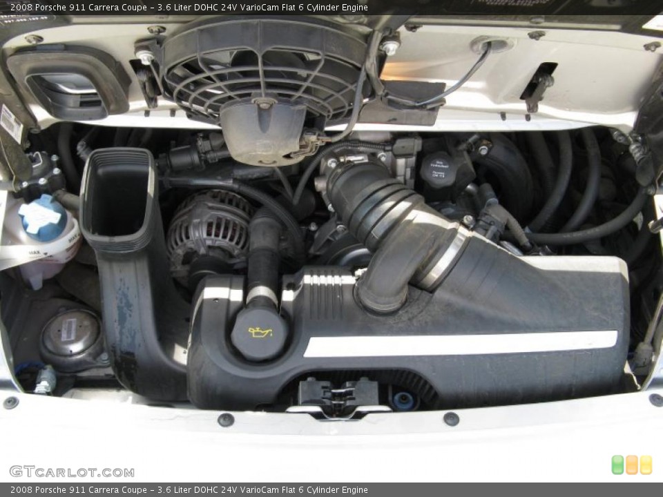 3.6 Liter DOHC 24V VarioCam Flat 6 Cylinder Engine for the 2008 Porsche 911 #47016906