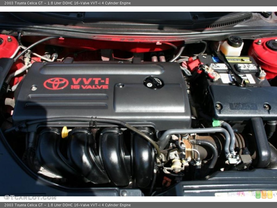 1.8 Liter DOHC 16-Valve VVT-i 4 Cylinder Engine for the 2003 Toyota Celica #47017524