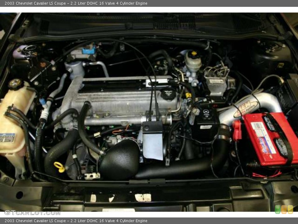 2.2 Liter DOHC 16 Valve 4 Cylinder Engine for the 2003 Chevrolet Cavalier #47021028