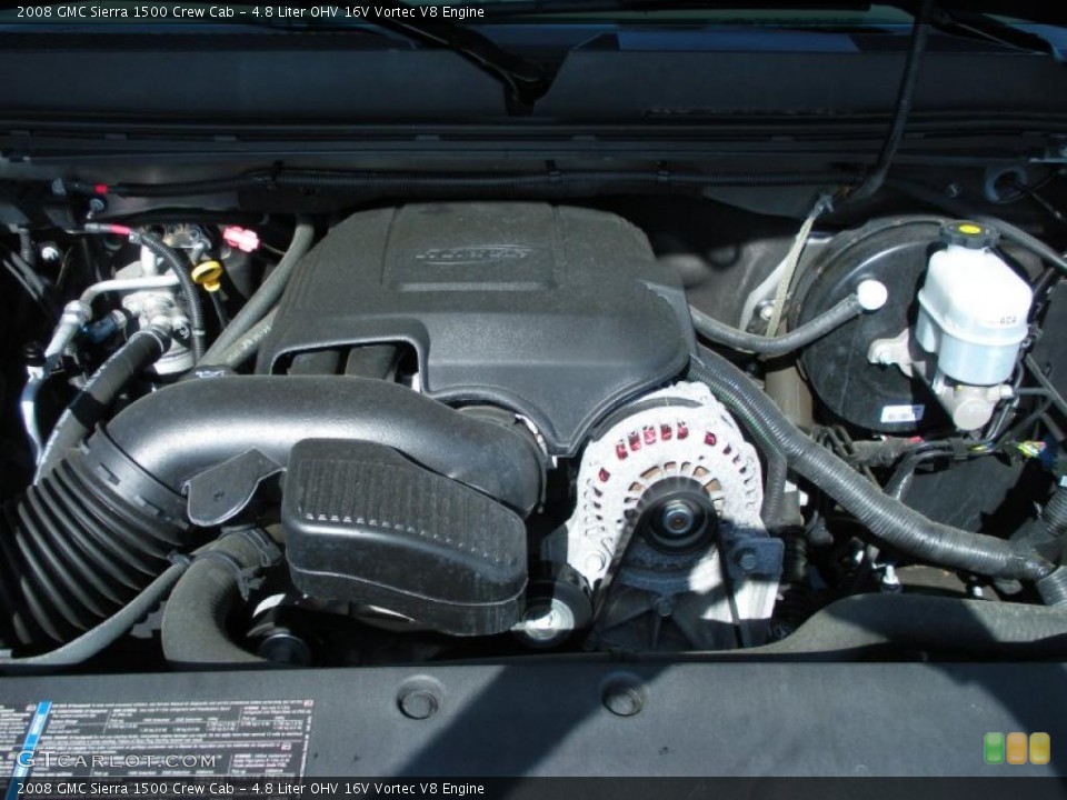 4.8 Liter OHV 16V Vortec V8 2008 GMC Sierra 1500 Engine