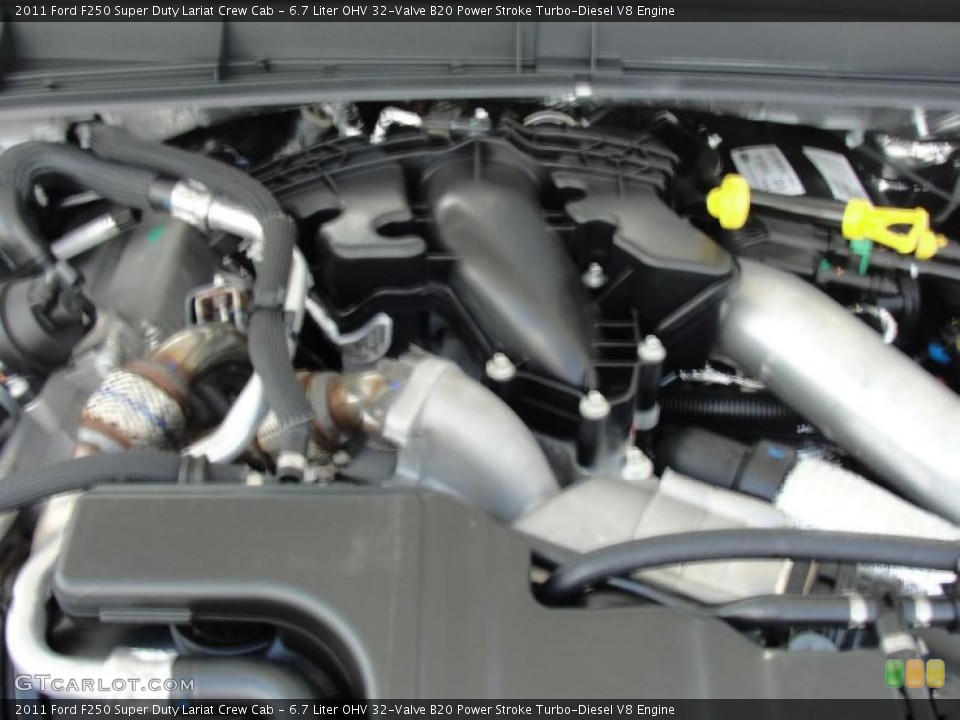 6.7 Liter OHV 32-Valve B20 Power Stroke Turbo-Diesel V8 Engine for the 2011 Ford F250 Super Duty #47024328