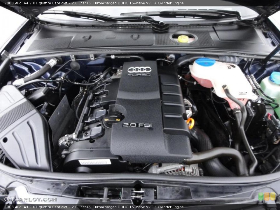2.0 Liter FSI Turbocharged DOHC 16-Valve VVT 4 Cylinder Engine for the 2008 Audi A4 #47026014