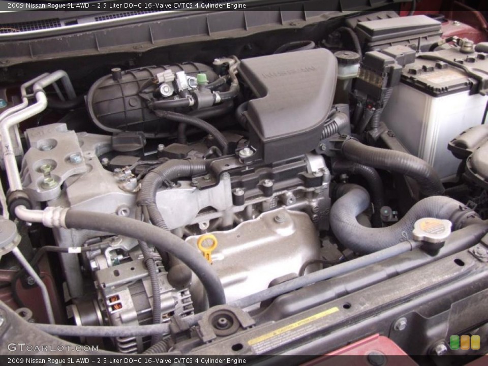 2.5 Liter DOHC 16-Valve CVTCS 4 Cylinder Engine for the 2009 Nissan Rogue #47030004