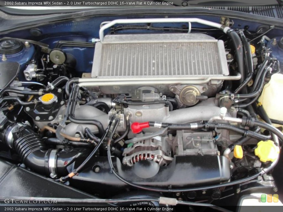 2.0 Liter Turbocharged DOHC 16-Valve Flat 4 Cylinder Engine for the 2002 Subaru Impreza #47030952