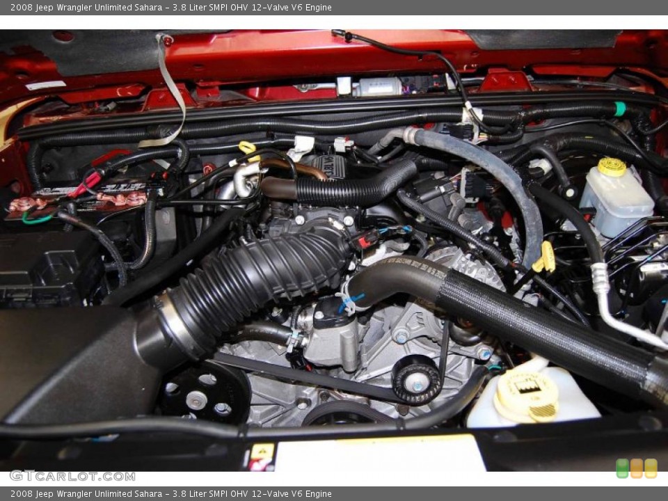 3.8 Liter SMPI OHV 12-Valve V6 Engine for the 2008 Jeep Wrangler Unlimited #47032641