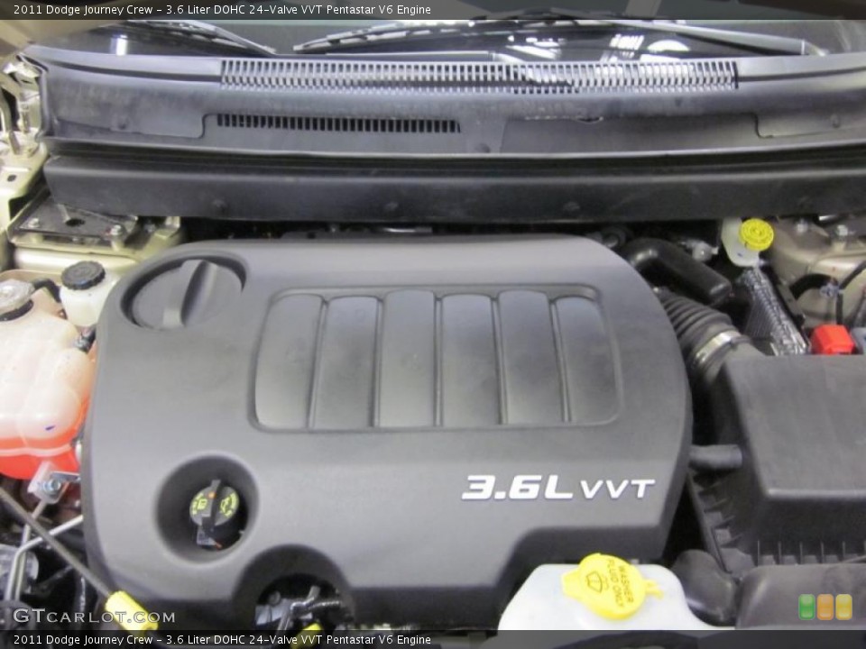 3.6 Liter DOHC 24-Valve VVT Pentastar V6 Engine for the 2011 Dodge Journey #47038284