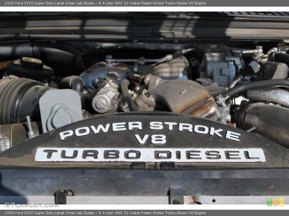 6.4 Liter OHV 32-Valve Power Stroke Turbo Diesel V8 Engine for the 2009 Ford F350 Super Duty #47045196