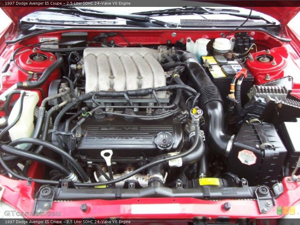 2.5 Liter SOHC 24-Valve V6 Engine for the 1997 Dodge Avenger #47045259