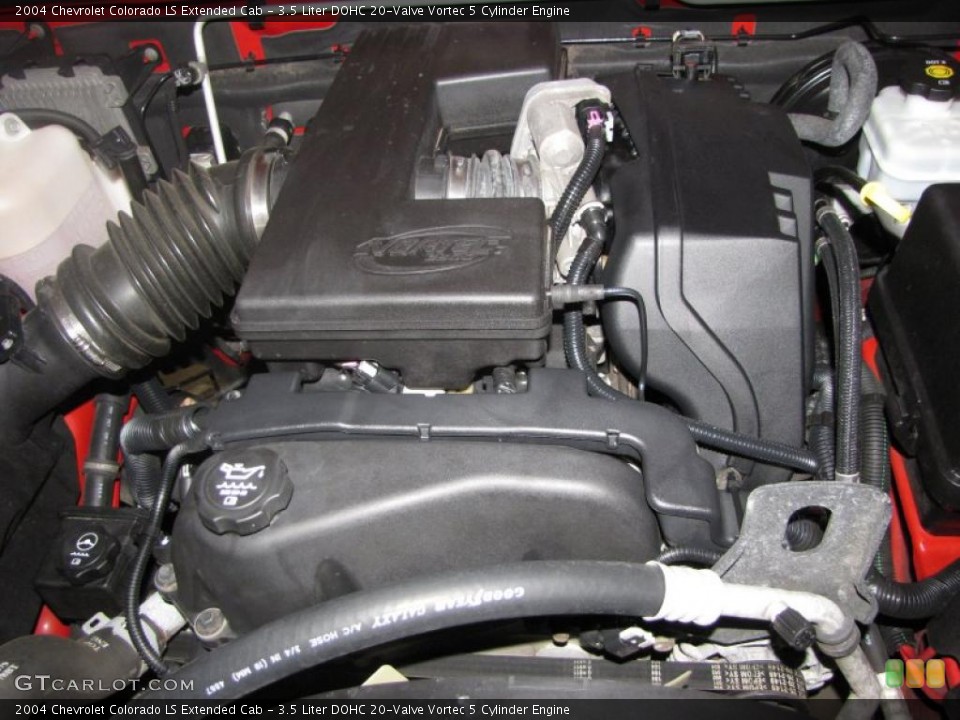 3.5 Liter DOHC 20-Valve Vortec 5 Cylinder Engine for the 2004 Chevrolet Colorado #47047467