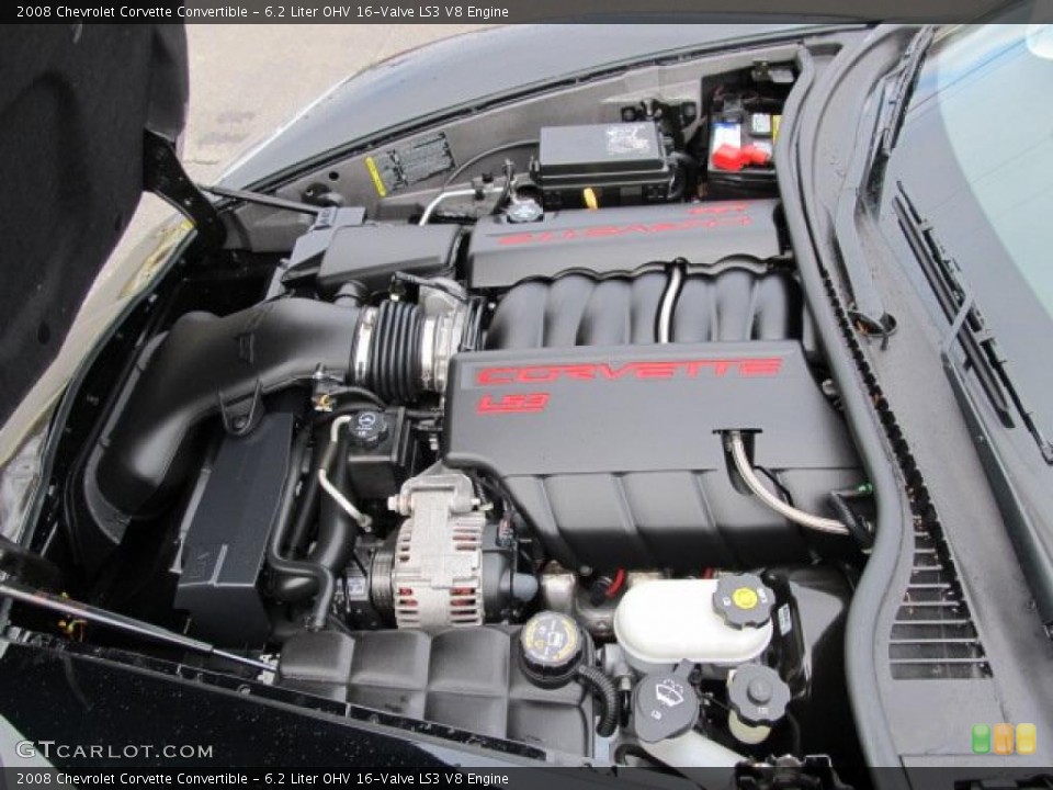 6.2 Liter OHV 16-Valve LS3 V8 Engine for the 2008 Chevrolet Corvette #47051256