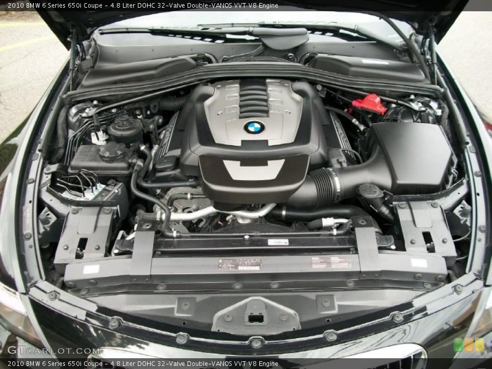 4.8 Liter DOHC 32-Valve Double-VANOS VVT V8 Engine for the 2010 BMW 6 Series #47052105