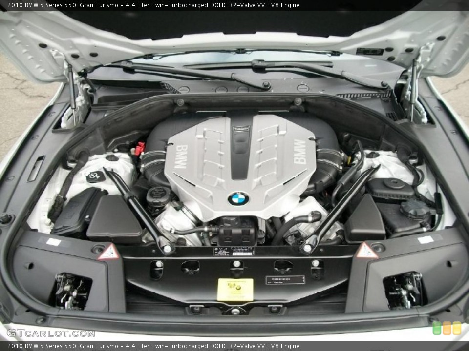 4.4 Liter Twin-Turbocharged DOHC 32-Valve VVT V8 Engine for the 2010 BMW 5 Series #47052621