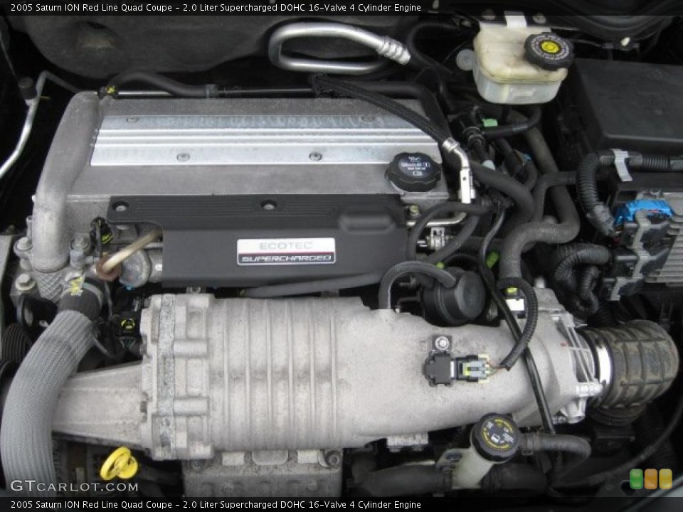 2.0 Liter Supercharged DOHC 16-Valve 4 Cylinder 2005 Saturn ION Engine