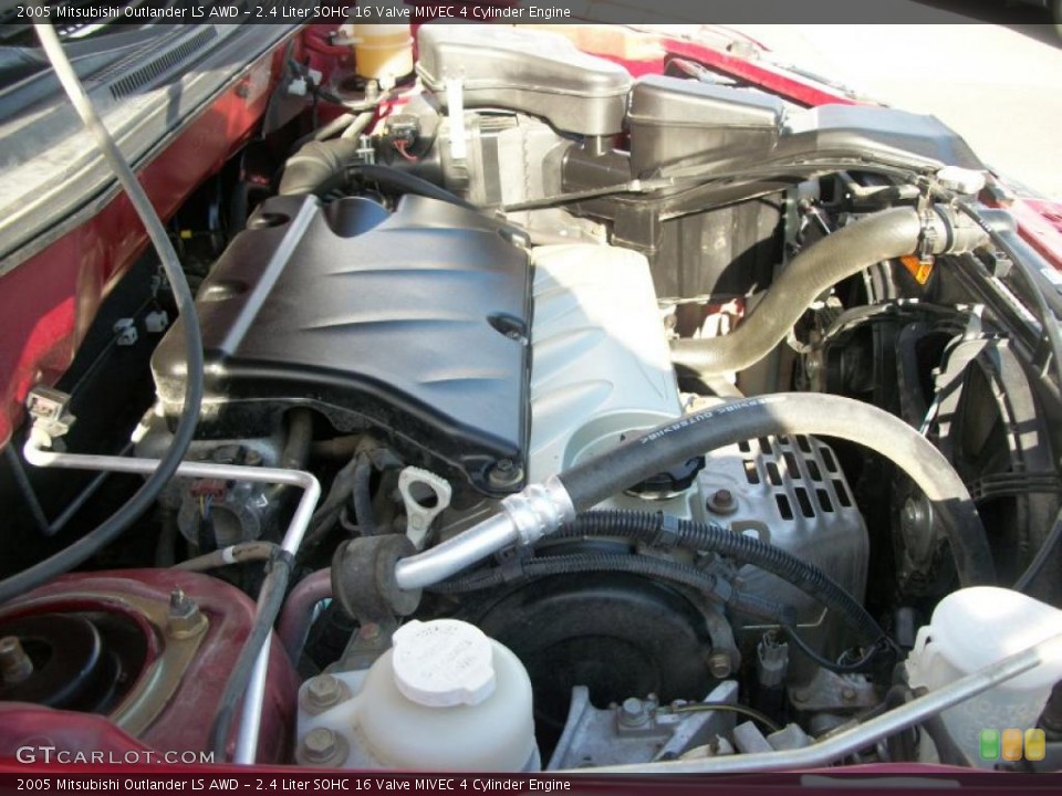 2.4 Liter SOHC 16 Valve MIVEC 4 Cylinder Engine for the 2005 Mitsubishi Outlander #47058431