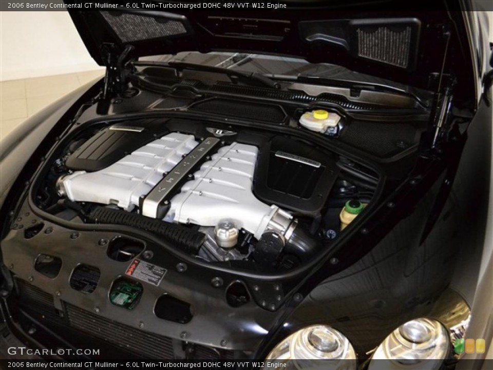 6.0L Twin-Turbocharged DOHC 48V VVT W12 Engine for the 2006 Bentley Continental GT #47059046