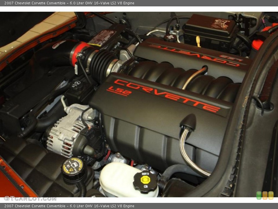 6.0 Liter OHV 16-Valve LS2 V8 Engine for the 2007 Chevrolet Corvette #47065208