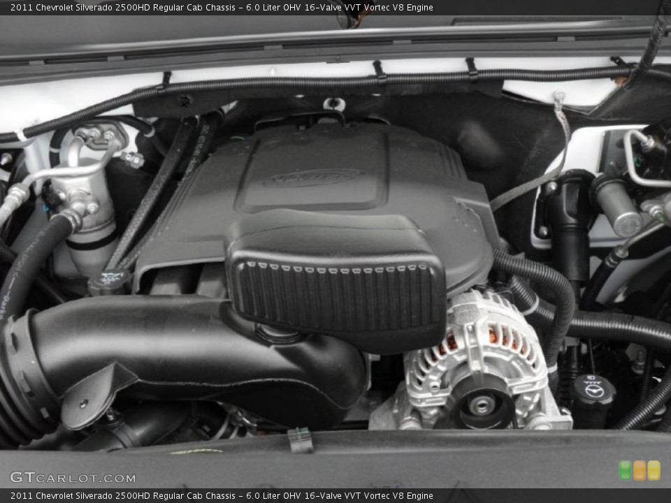 6.0 Liter OHV 16-Valve VVT Vortec V8 Engine for the 2011 Chevrolet Silverado 2500HD #47069447