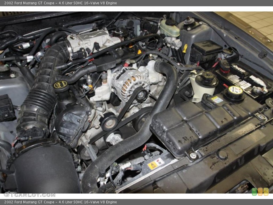 4.6 Liter SOHC 16-Valve V8 Engine for the 2002 Ford Mustang #47071193