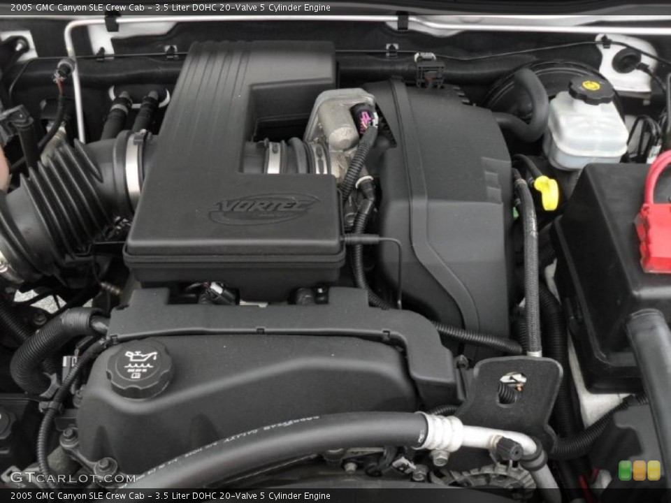3.5 Liter DOHC 20-Valve 5 Cylinder Engine for the 2005 GMC Canyon #47071316