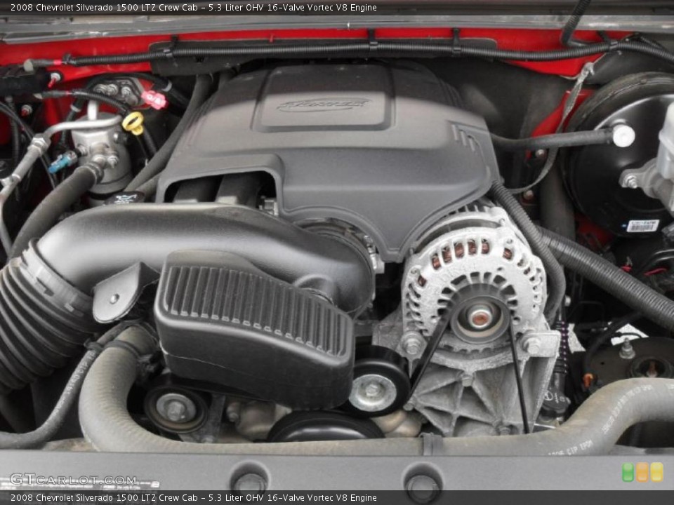 5.3 Liter OHV 16-Valve Vortec V8 Engine for the 2008 Chevrolet Silverado 1500 #47071718