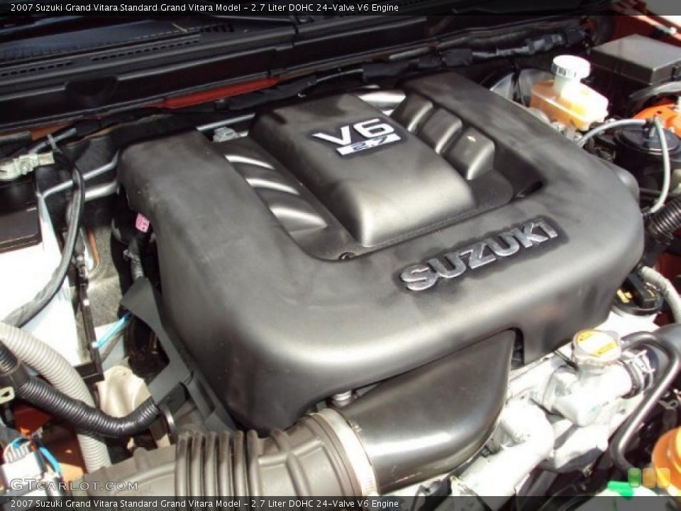 2.7 Liter DOHC 24-Valve V6 2007 Suzuki Grand Vitara Engine