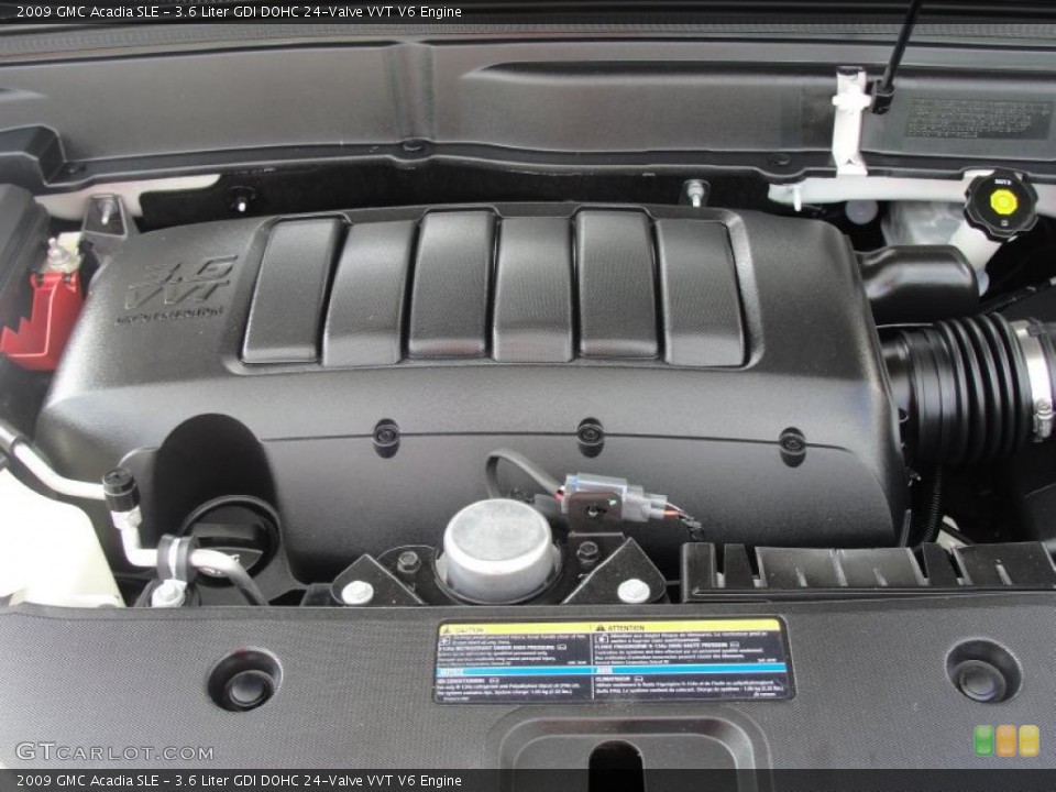 3.6 Liter GDI DOHC 24-Valve VVT V6 Engine for the 2009 GMC Acadia #47077610