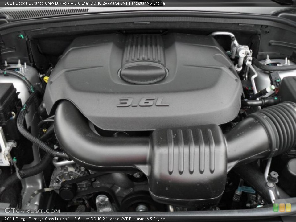 3.6 Liter DOHC 24-Valve VVT Pentastar V6 Engine for the 2011 Dodge Durango #47080280