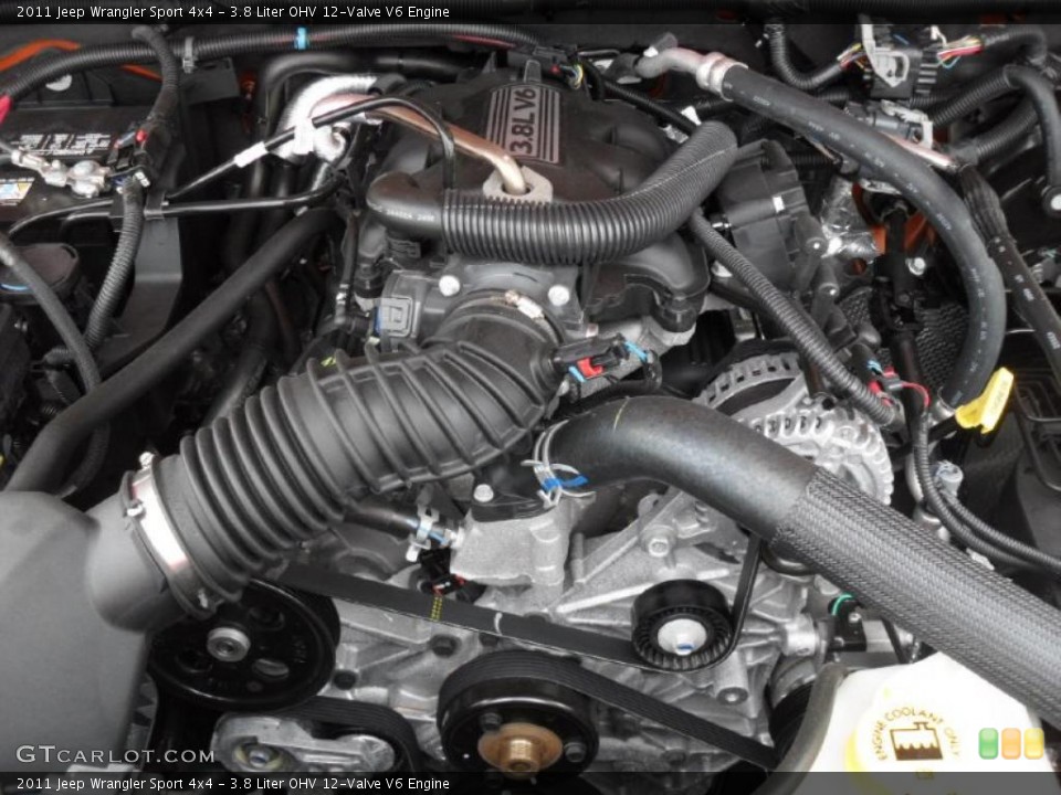 3.8 Liter OHV 12-Valve V6 Engine for the 2011 Jeep Wrangler #47080634