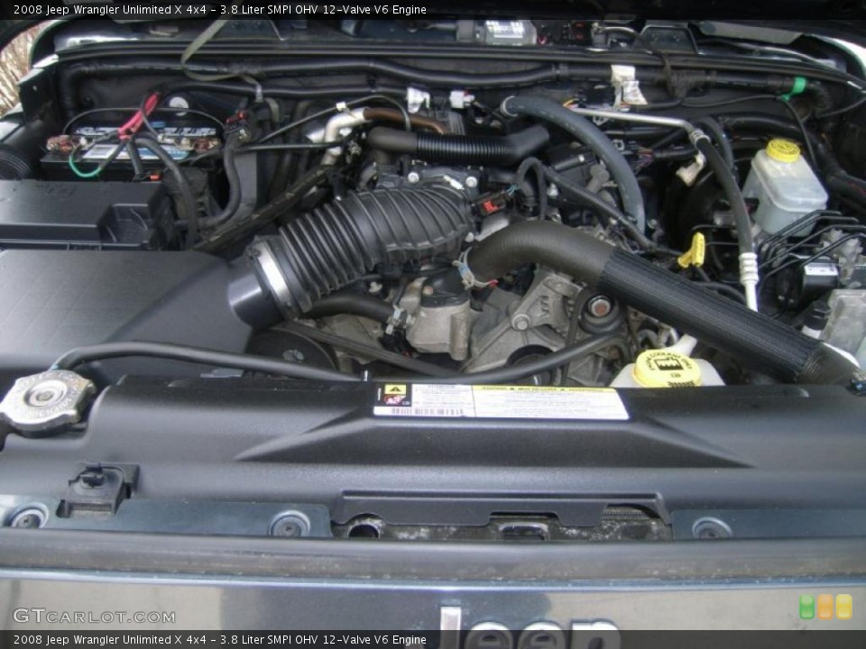 3.8 Liter SMPI OHV 12-Valve V6 Engine for the 2008 Jeep Wrangler Unlimited #47084513