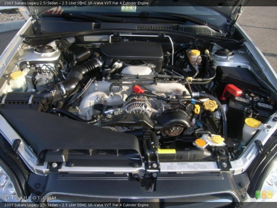 2.5 Liter SOHC 16-Valve VVT Flat 4 Cylinder Engine for the 2007 Subaru Legacy #47086676